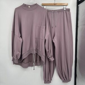 Nap Loungewear Womens 2 Piece Set XXL Cozy Casual Flowy Oversize Minimalist